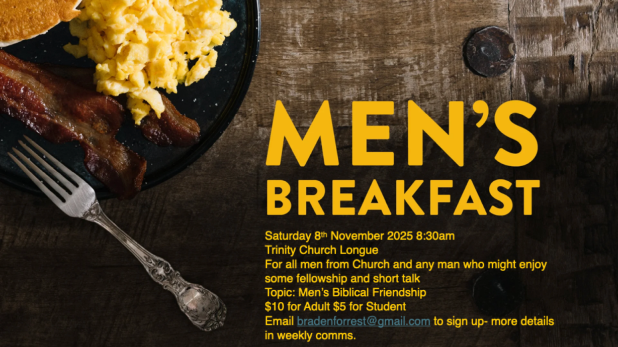 Men's Breakfast Flyer